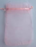 Organzapåsar rosa stora, 10 st