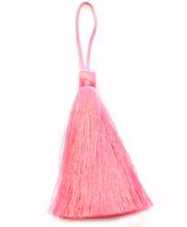 REA: Handgjord silkestofs cerise, 1 st