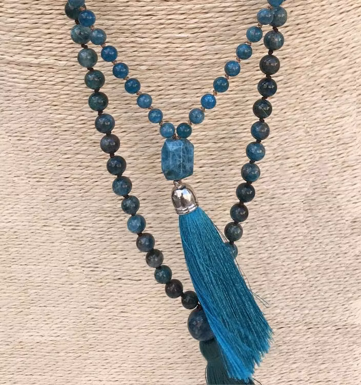 Handgjord silkestofs mörk turkos, 1 st