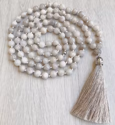 Handgjord silkestofs gråbeige, 1 st