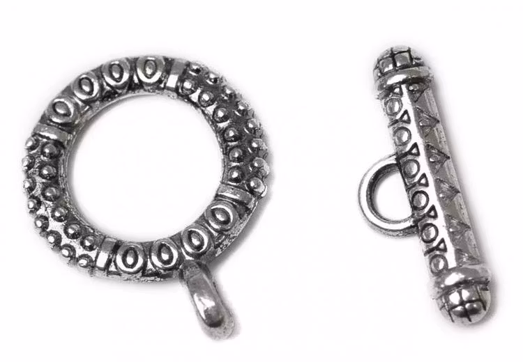 REA: Antikfärgade stavlås mönstrade, 10 st