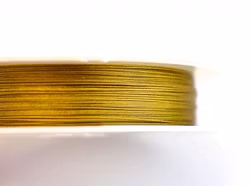 Wiretråd guld 0.38 mm, 1 rulle