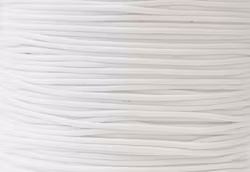 Vaxad bomullstråd 1 mm vit, 1 rulle