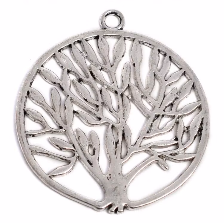 Antikfärgat hänge Livets träd, 1 st