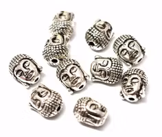 Antikfärgad Buddha, 10 st