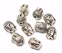 Antikfärgad Buddha, 10 st