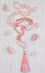 Antique colored bead with hearts 10 mm, 10 pcs.