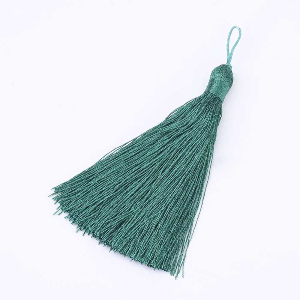 Nylontofs 105 mm ljus petrol, 1 st