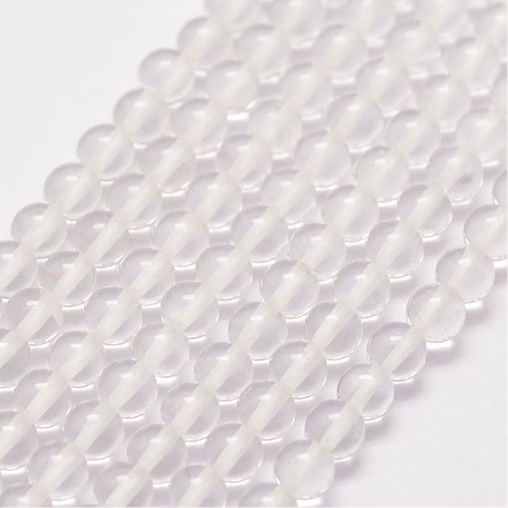 Bergkristall 8 mm, 5 strängar