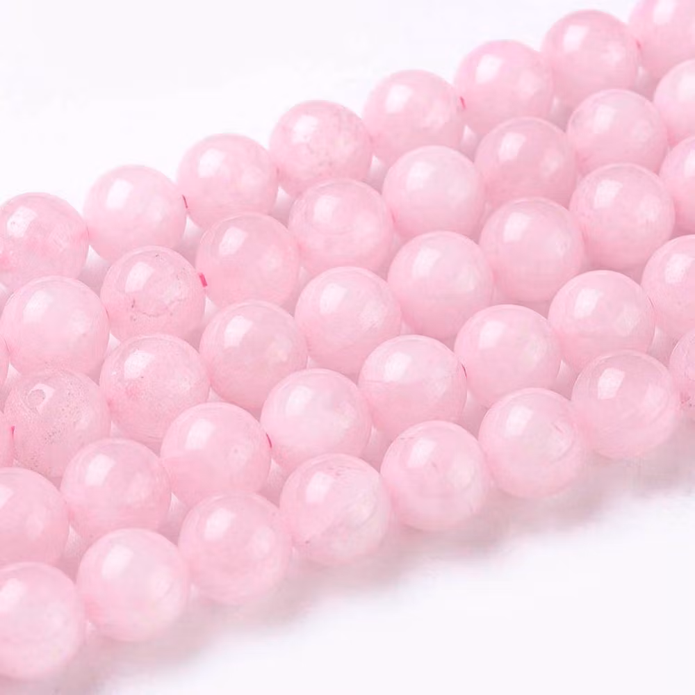 Rosenkvarts 10 mm, 1 sträng