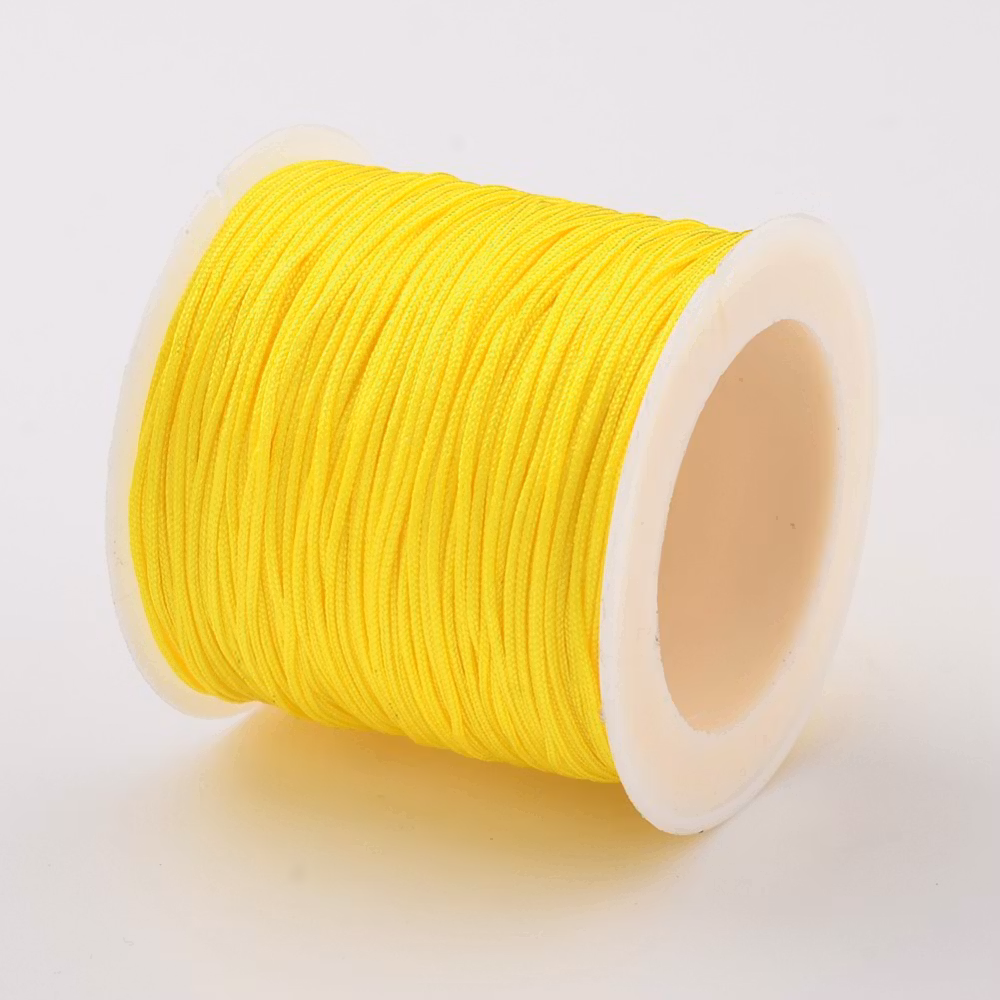 REA: Nylontråd 0.5 mm gul, 1 rulle