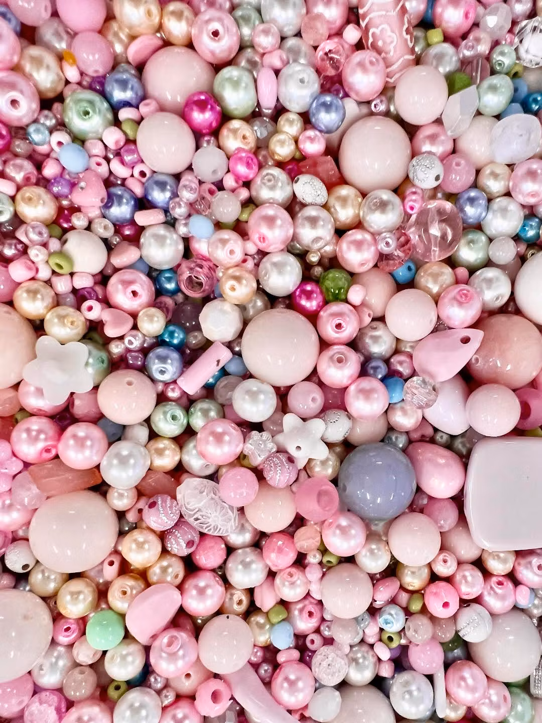 Pärlmix vår, ca 80 gr