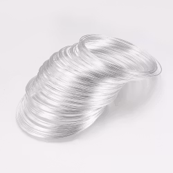 Silverfärgad memorywire för armband, ca 10 varv