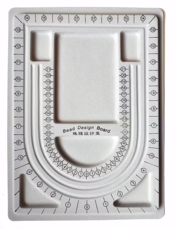 Bead board grå & armbandsbricka