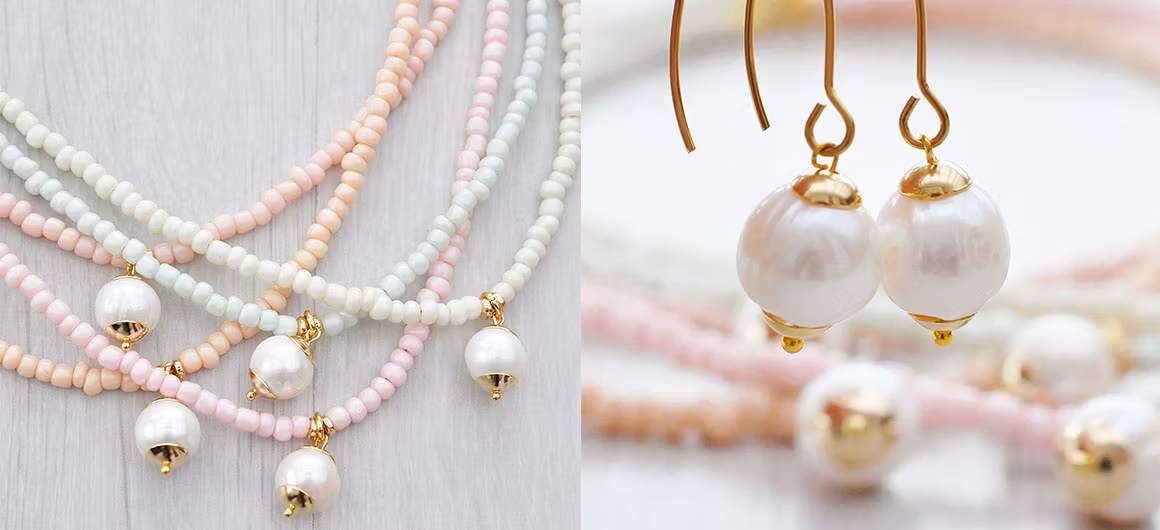 Sötvattenspärla ca 10 mm, 1 st