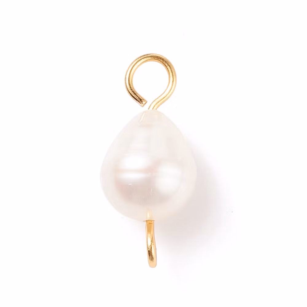 Guldfärgat rostfritt stål liten connector sötvatten, 5 st