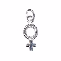 Sterling silver berlock kvinnosymbol, 1 st