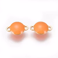 REA: Guldfärgat rostfritt stål connector orange, 1 st