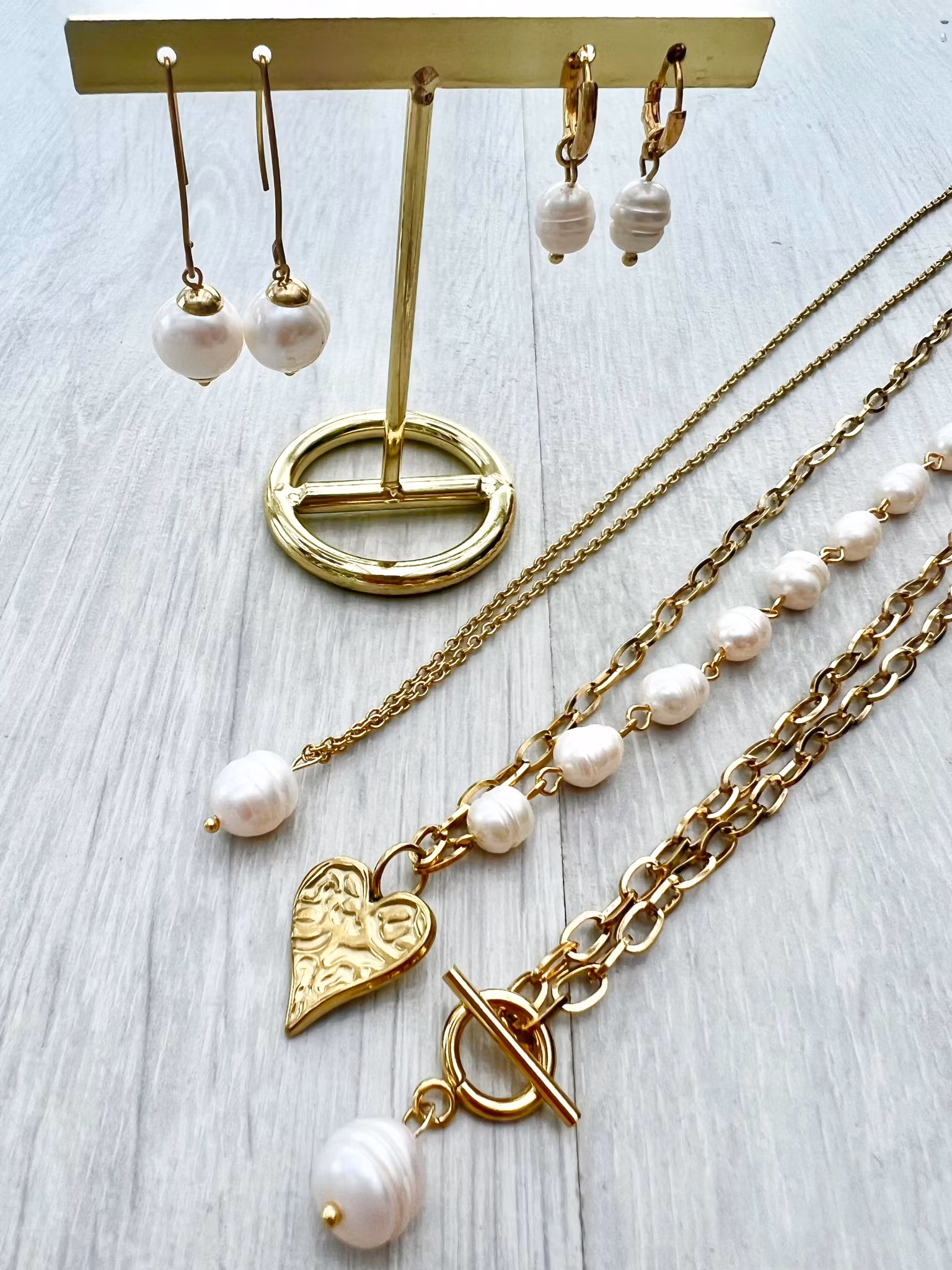 Rostfritt stål hänge sötvatten, 1 st