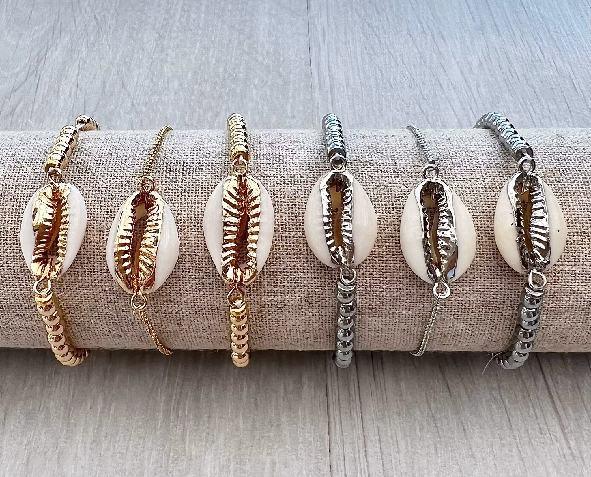 Antikfärgad connector snäcka, 1 st