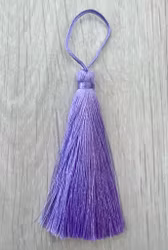 REA: Handgjord silkestofs lila, 1 st