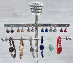 Rostfritt stål berlock lapis, 1 st