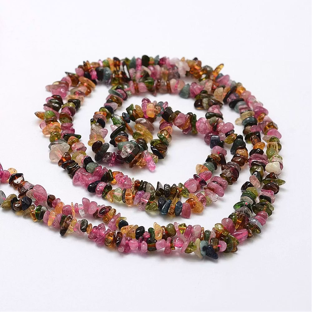 Turmalin multi chips, 1 sträng