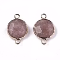 Guldfärgad connector jordgubbskvarts, 1 st