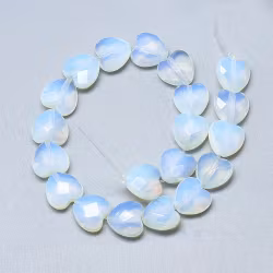 Opalite hjärta 10 mm, 1 st