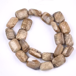 REA: Bildjaspis bumling rektangel 2:a sort, 1 st