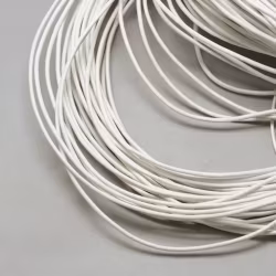 Leather cord approx. 1.5 mm white, 1 m