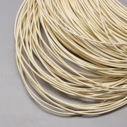 Leather cord approx. 1.5 mm cream, 1 m