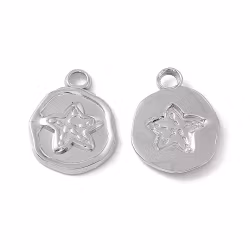 Rostfritt stål rund sjöstjärna, 1 st