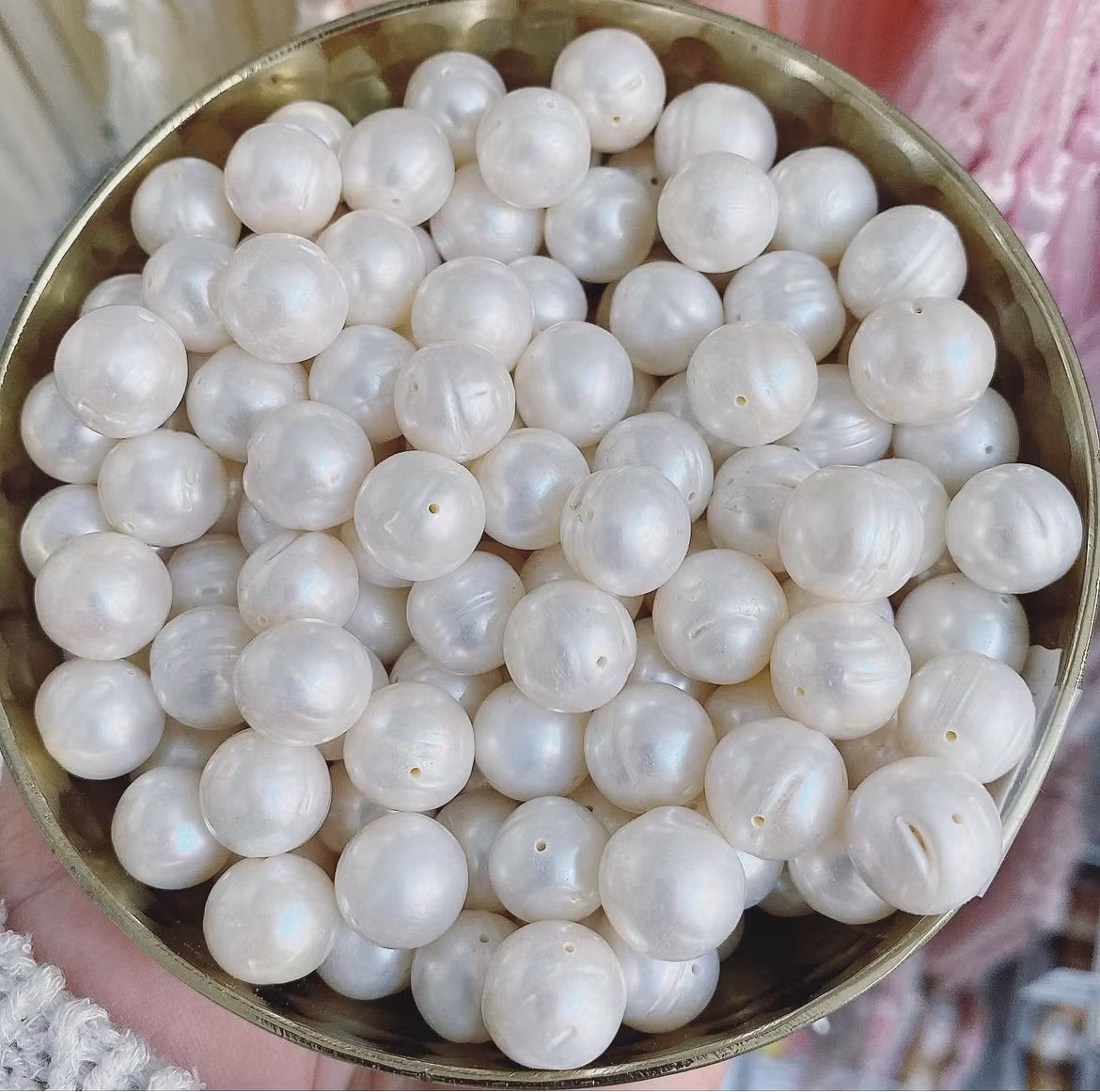 Sötvattenspärla ca 10 mm, 1 st