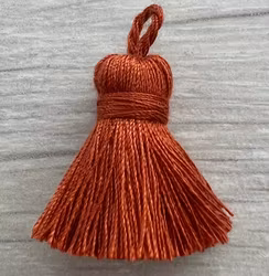 Handgjord liten bomullstofs rost, 1 st