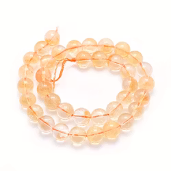 Citrin 4 mm, 1 sträng