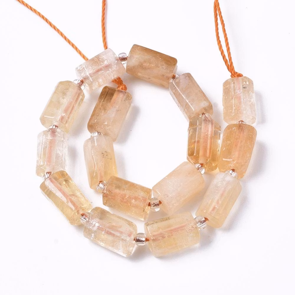 Citrin liten ljus cylinder, 1 st