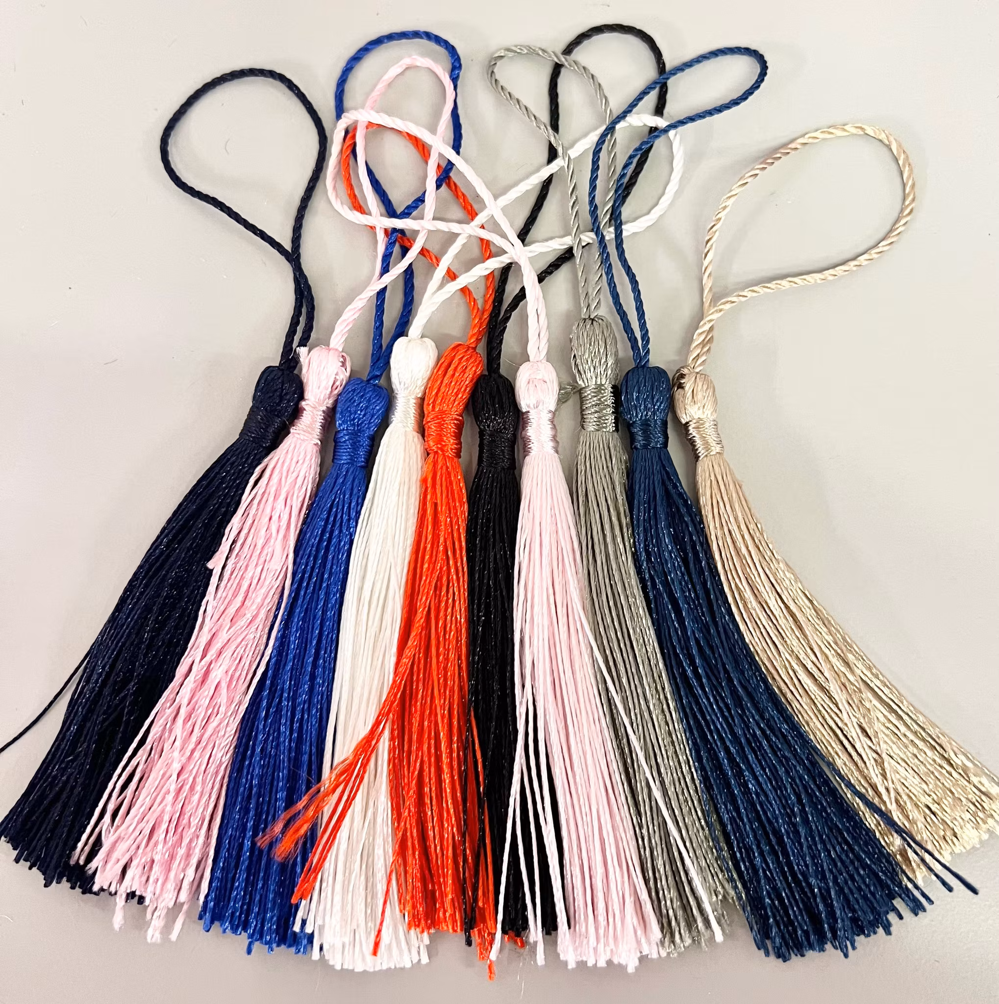 REA: Nylontofs 8 cm mix, 10 st