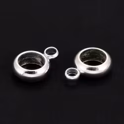 Silverfärgat rostfritt stål smala hangers, ca 50 st