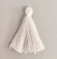 Bomullstofs vit, 10 st