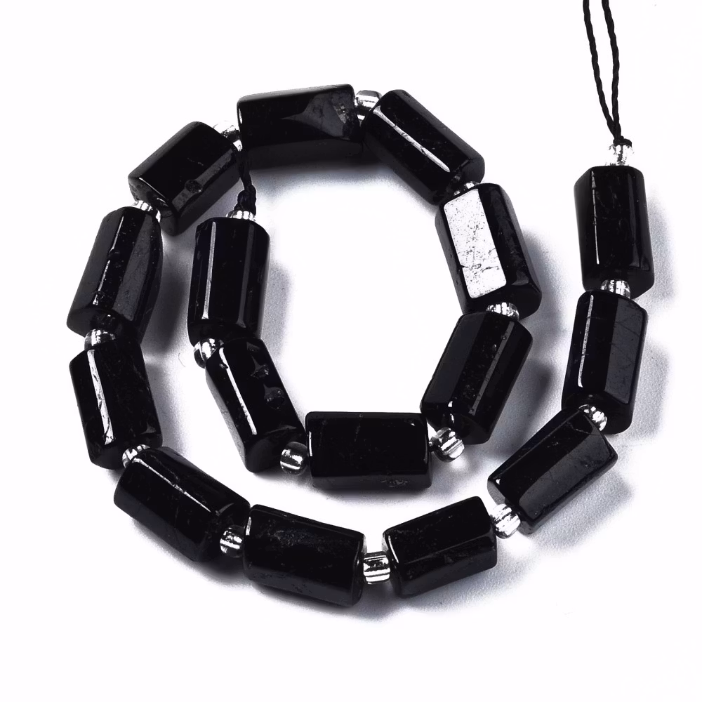 Svart turmalin liten cylinder, 1 st