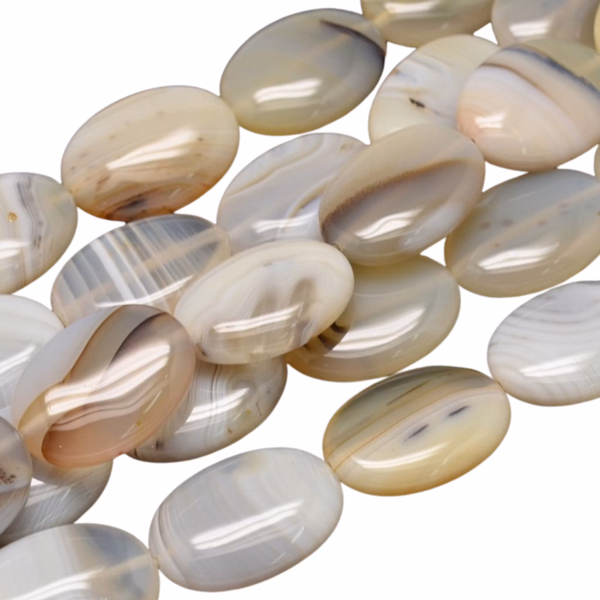 Dendritic Agat oval bumling, 1 st