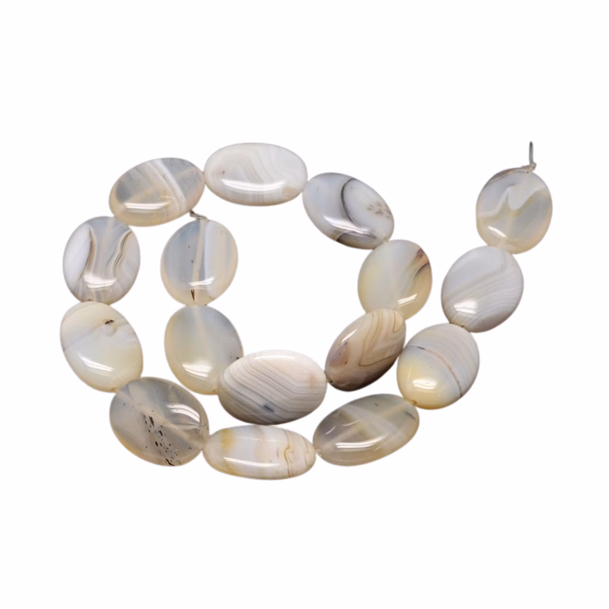 Dendritic Agat oval bumling, 1 st