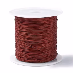 Nylontråd 0.4 mm mörkröd, 1 rulle