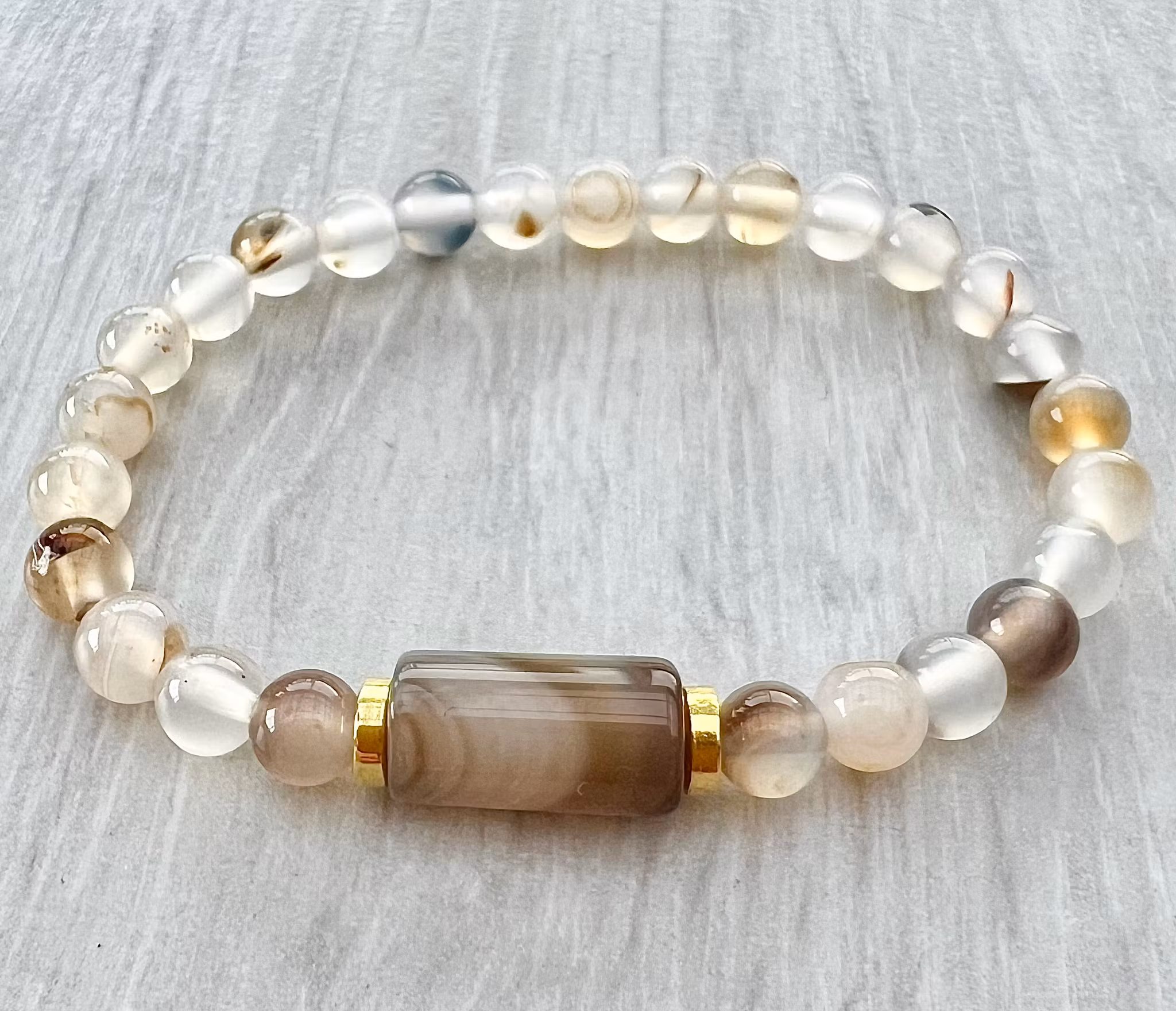 Dendritic Agat cylinder, 1 st