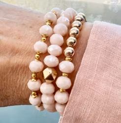 Guldfärgat rostfritt stål 304 rondeller 6 mm med PVD plätering, ca 50 st