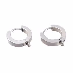 Kirurgiskt stål breda brisyrer, 1 par