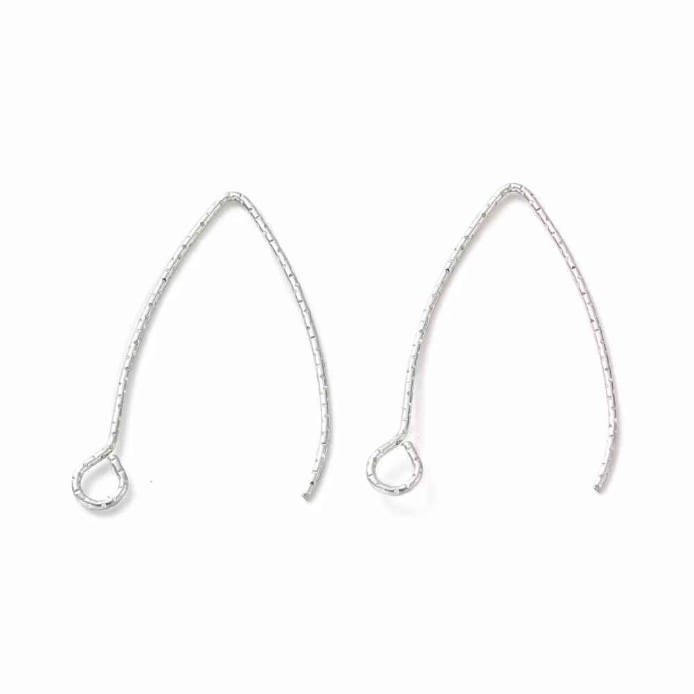 Kirurgiskt stål mönstrade v-formade örkrokar, 10 st