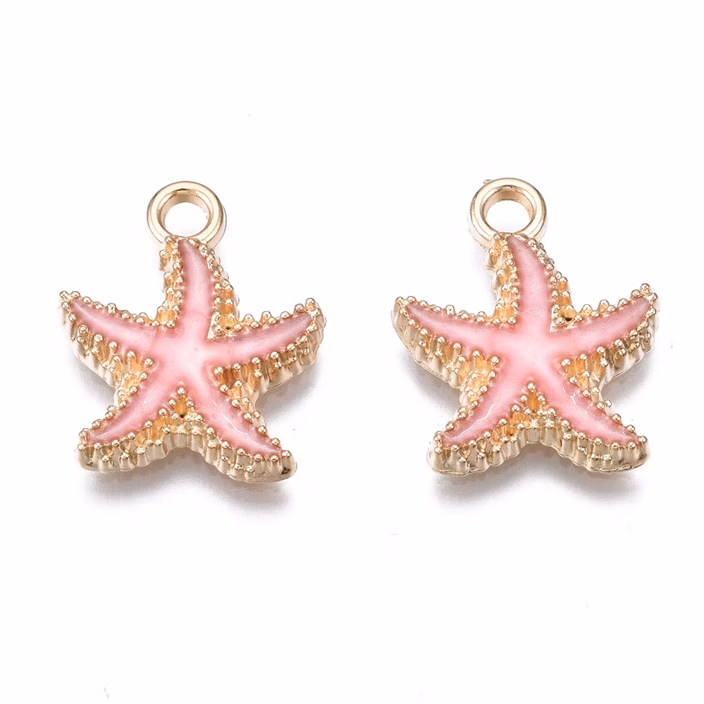 Guldfärgad berlock sjöstjärna korall, 1 st