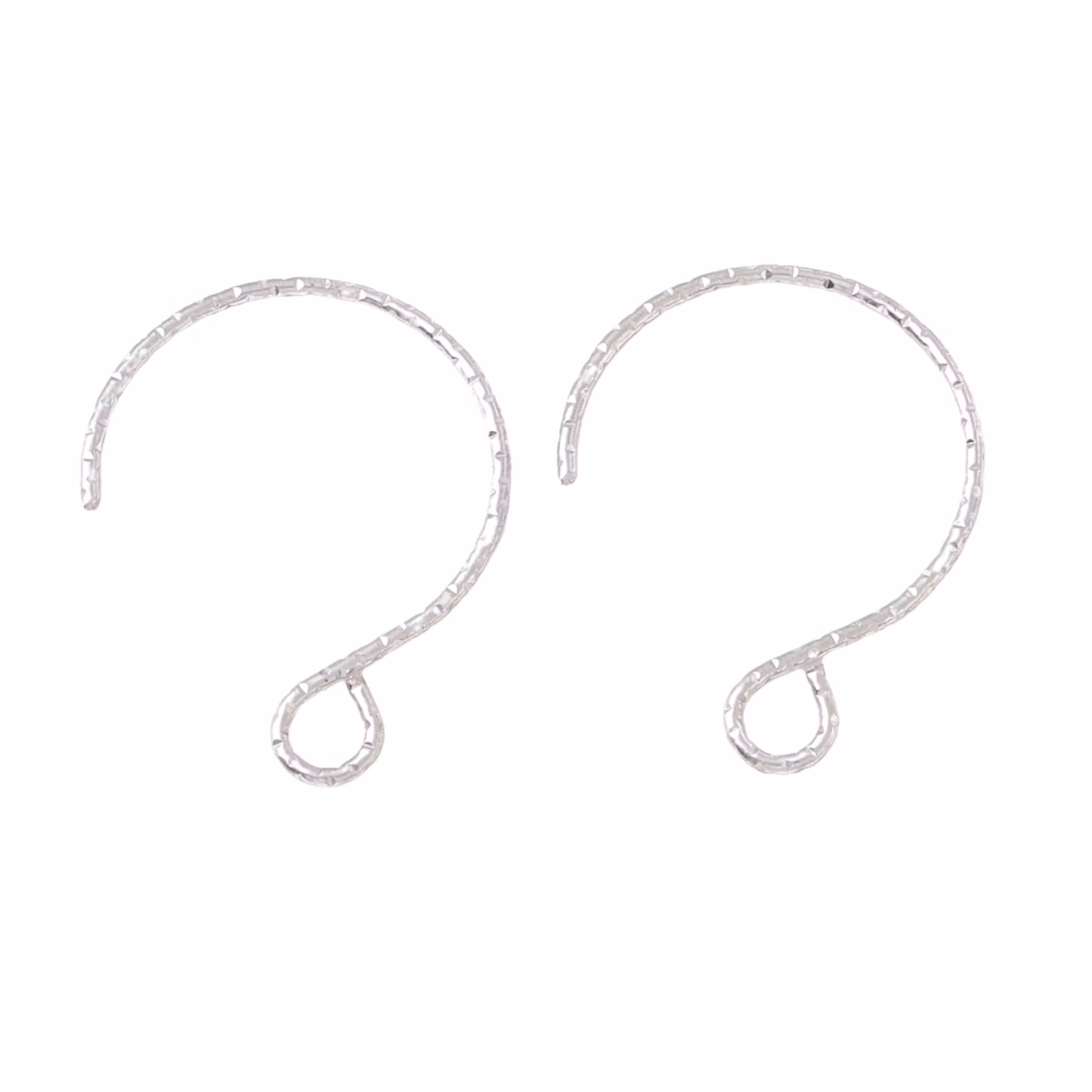 Kirurgiskt stål mönstrade runda örkrokar, 10 st